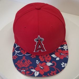 Los Angeles Angels Hawaiian Baseball Cap Hat